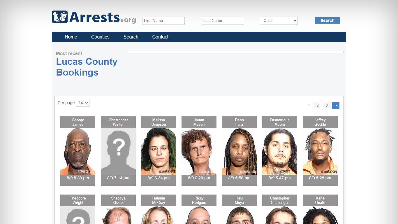 Lucas County Arrests and Inmate Search